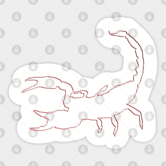 Scorpion 3D Scorpio skorpion Skorpio Sticker by 4rpixs